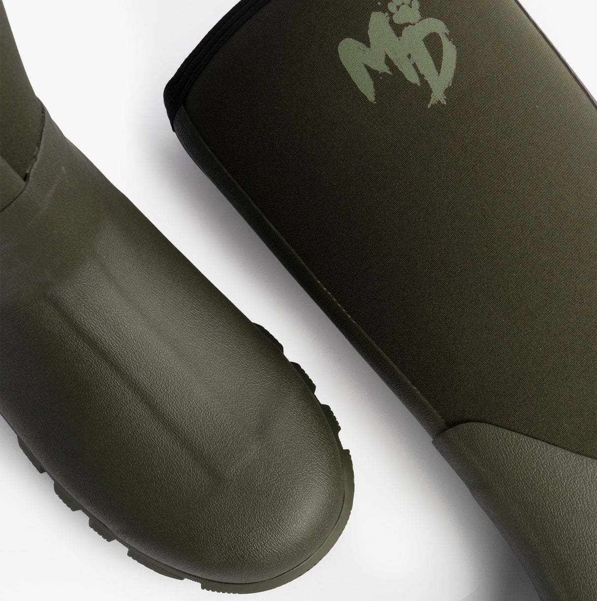 Mud Dogs RUTLAND TALL Neoprene Wellies Olive