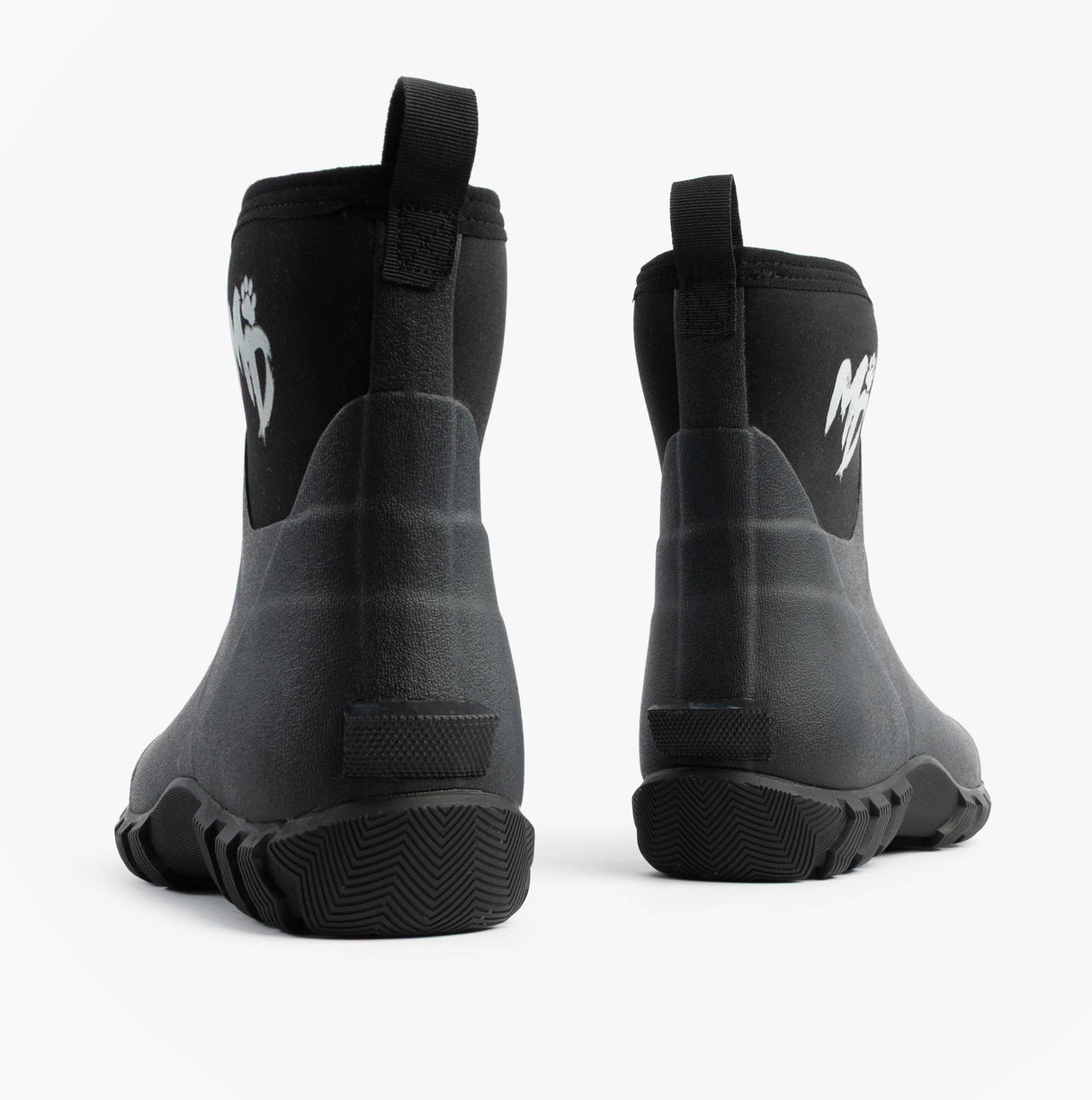 Mud Dogs RUTLAND SHORT Unisex Neoprene Wellies Black