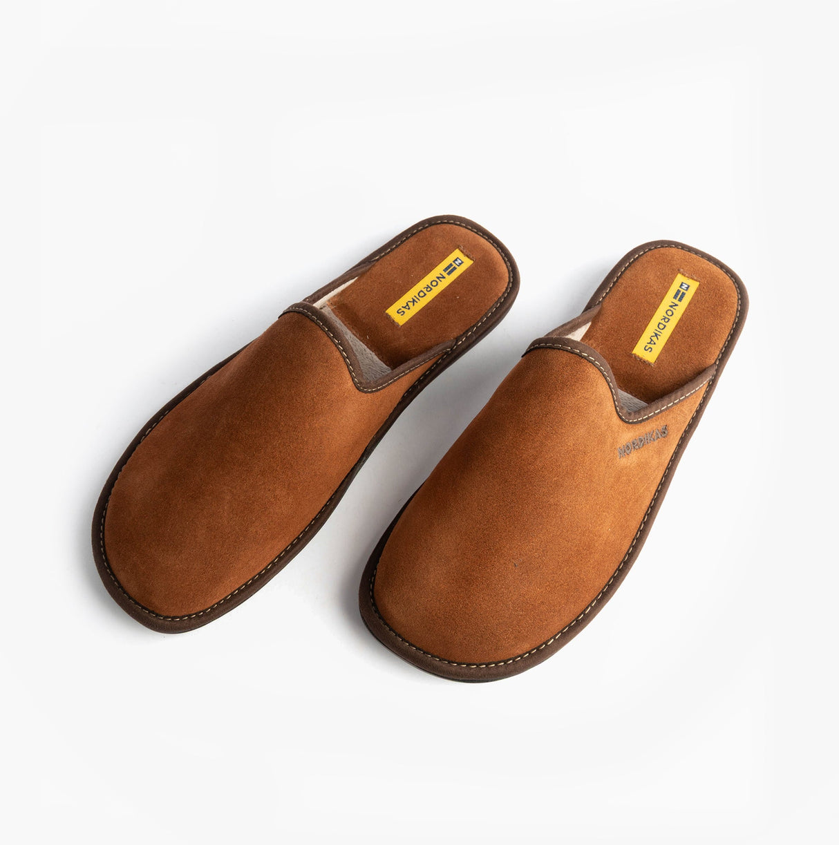 Nordikas 131 DUBLIN Mens Mule Slippers Brown