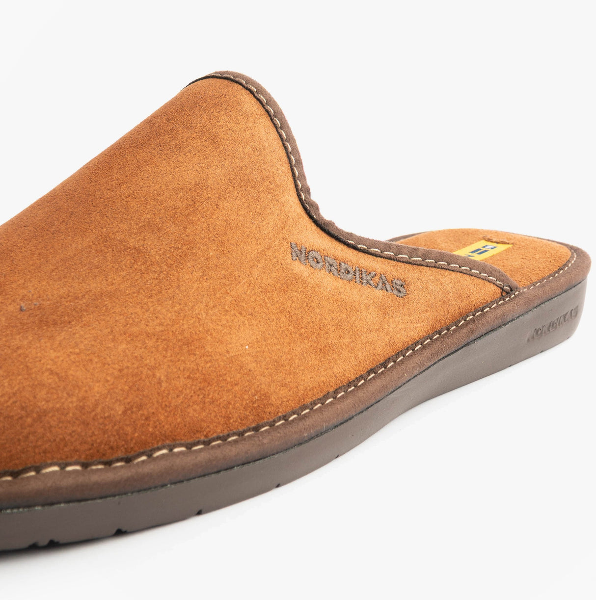 Nordikas 131 DUBLIN Mens Mule Slippers Brown