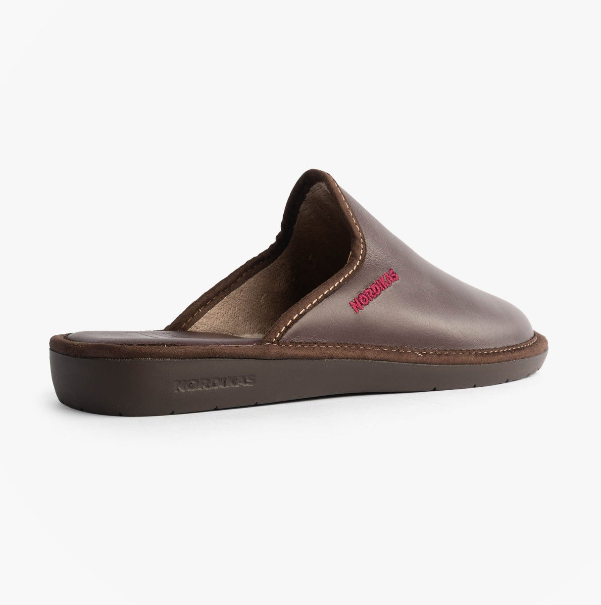 Nordikas 131 DUBLIN Mens Mule Slippers Burdeos Red