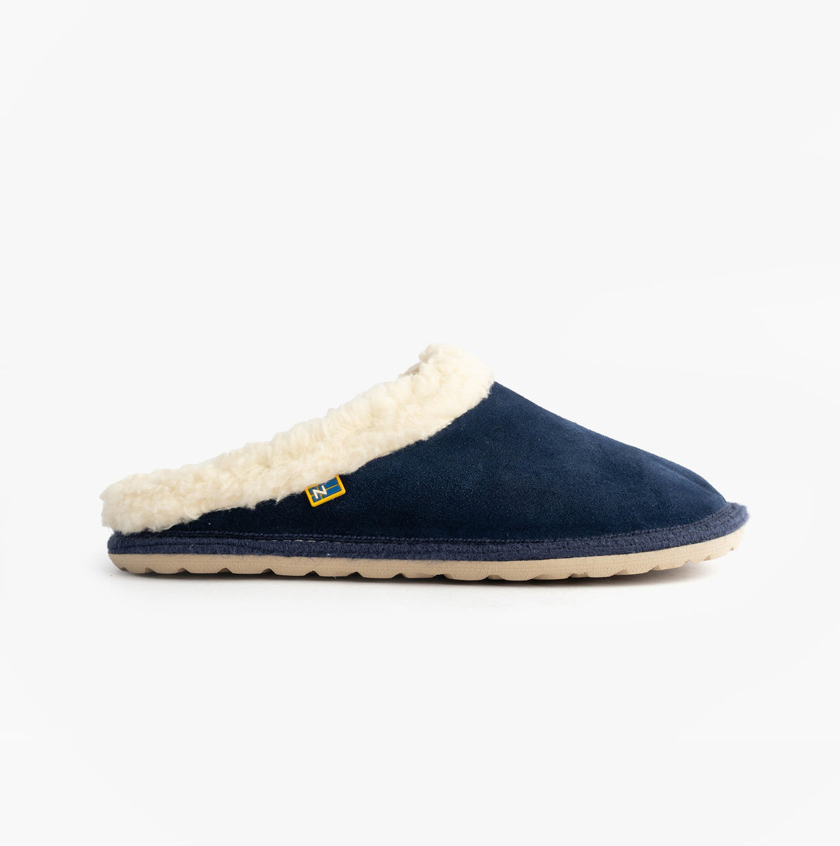 Nordikas 2087 AFELPADO Womens Mule Slippers Navy