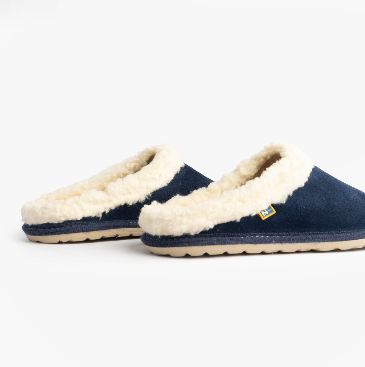 Nordikas 2087 AFELPADO Womens Mule Slippers Navy