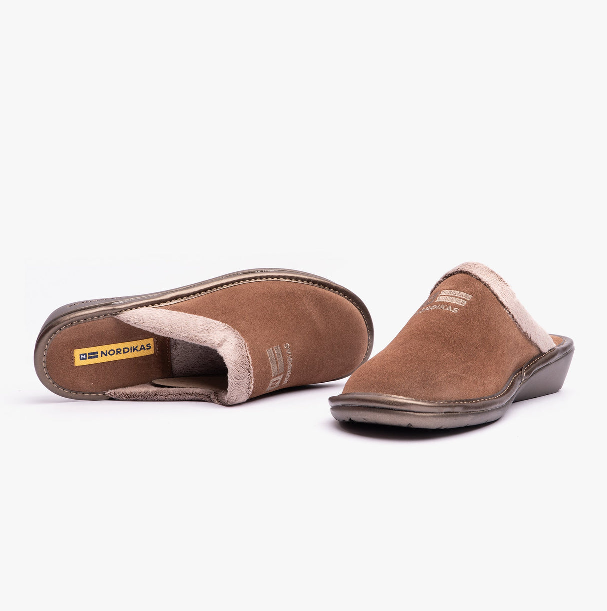 Nordikas AFELPADO PIEDRA MULE Womens Slippers Brown