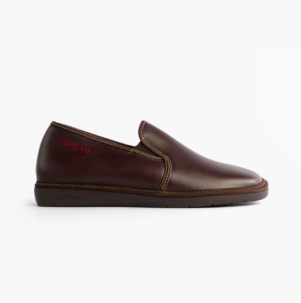 Nordikas 663 DUBLIN Mens Full Slippers Burdeos Red