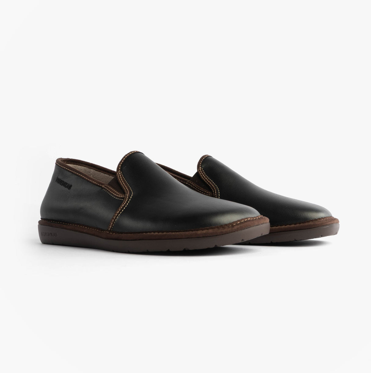 Nordikas 663 DUBLIN Mens Full Slippers Black