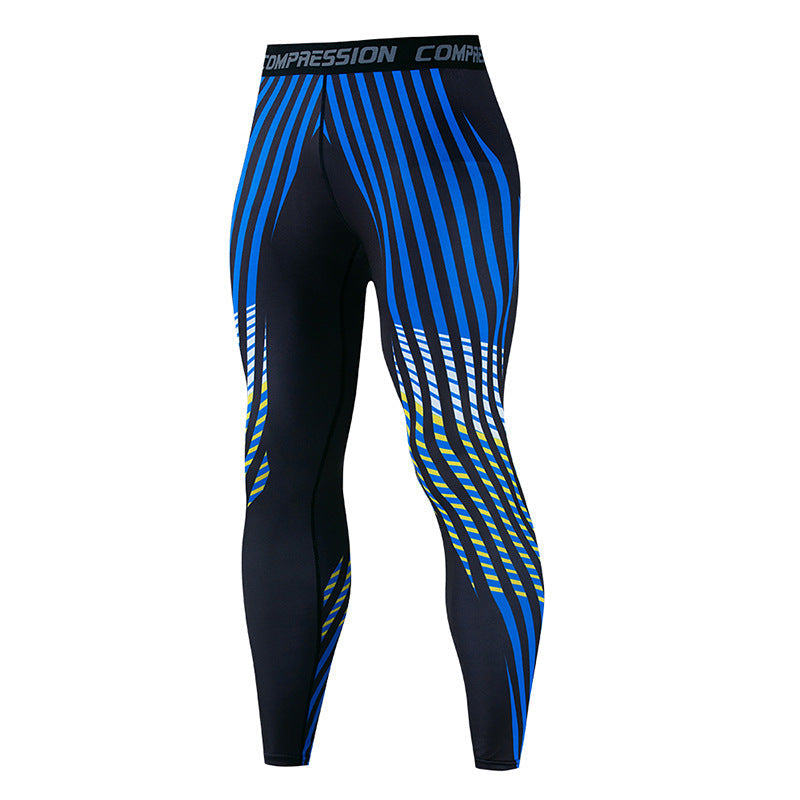 Sports Tight Trousers Men's Fitness Pants Quick-drying