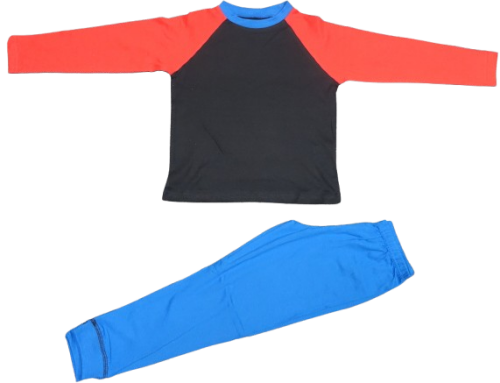 P1019 PLAIN PYJAMAS 5-6 YEARS