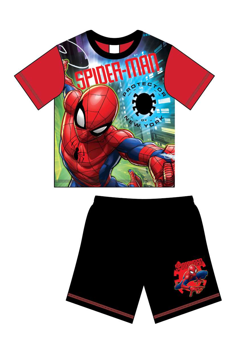P589 SPIDERMAN SHORTS