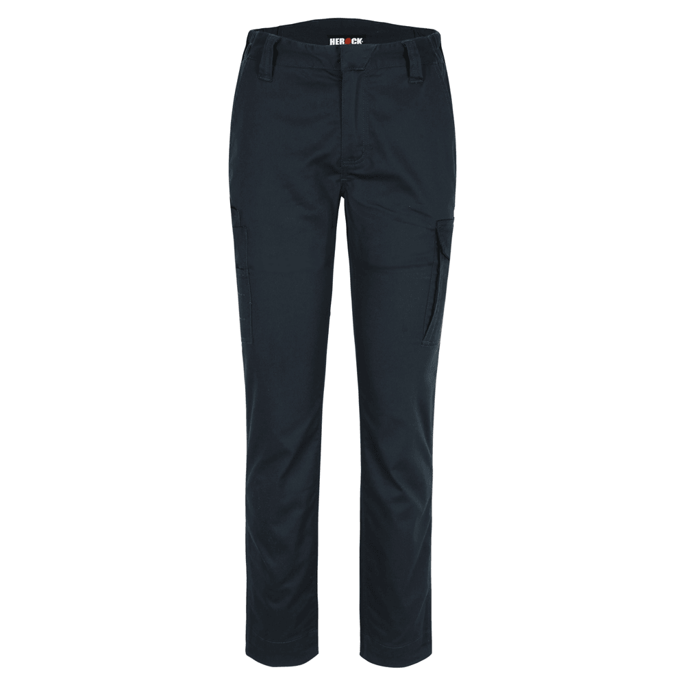 Herock Eva Womens 2-Way Stretch Trousers Navy Blue / 34" Waist, 32" Leg
