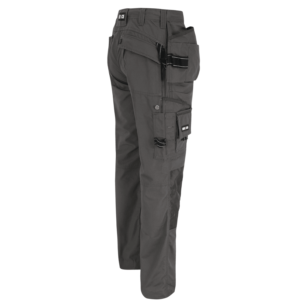 Herock Dagan Short Leg Water-Repellent Holster Pocket Kneepad Trousers Grey / 40" Waist, 28" Leg