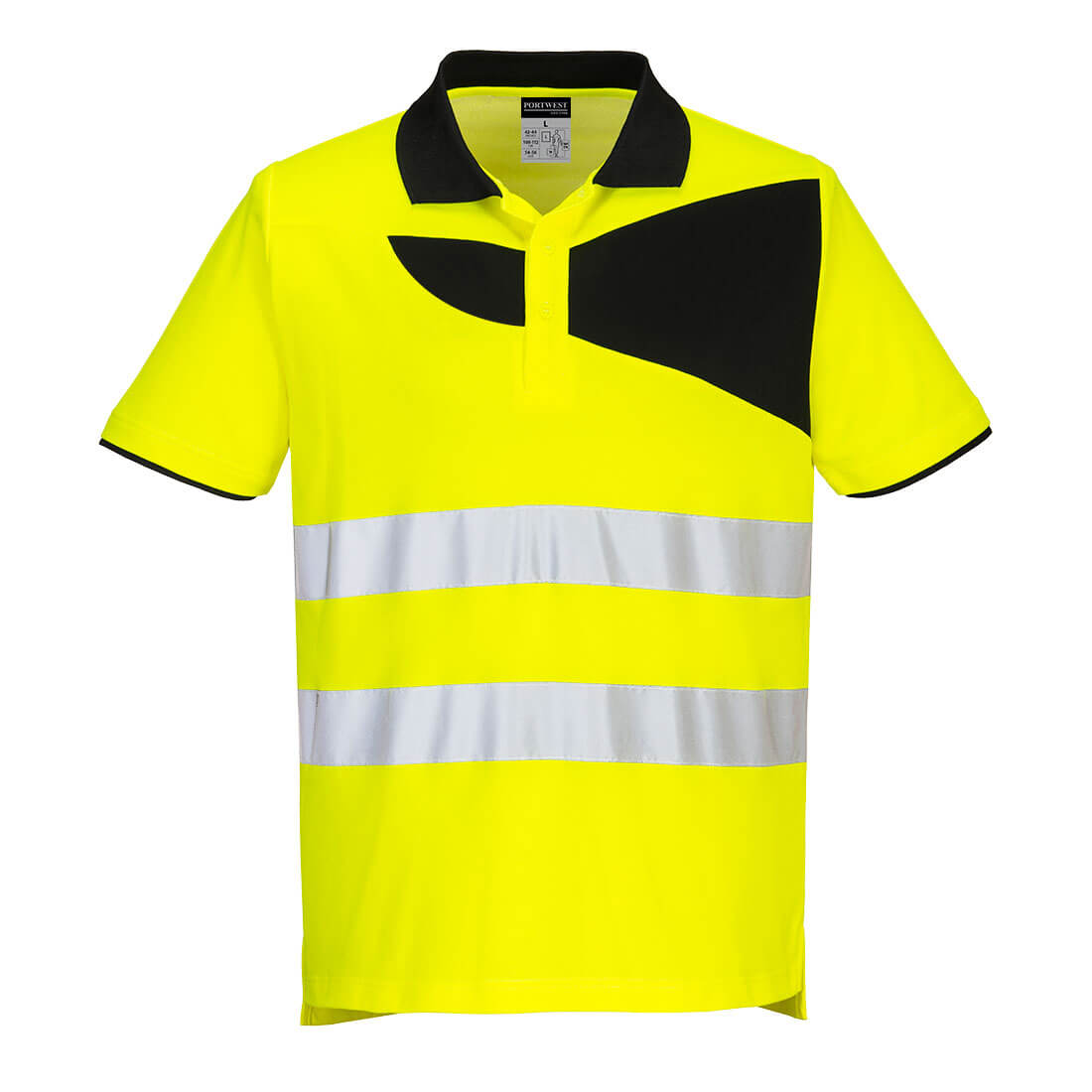 Portwest PW2 Hi-Vis Cotton Comfort Polo Shirt S/S