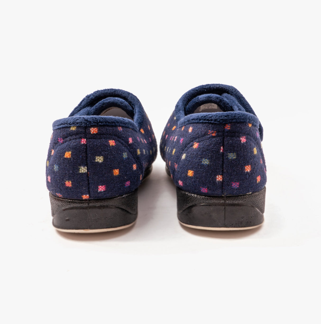 Padders LOTTY Womens (4E/6E) Full Slippers Navy
