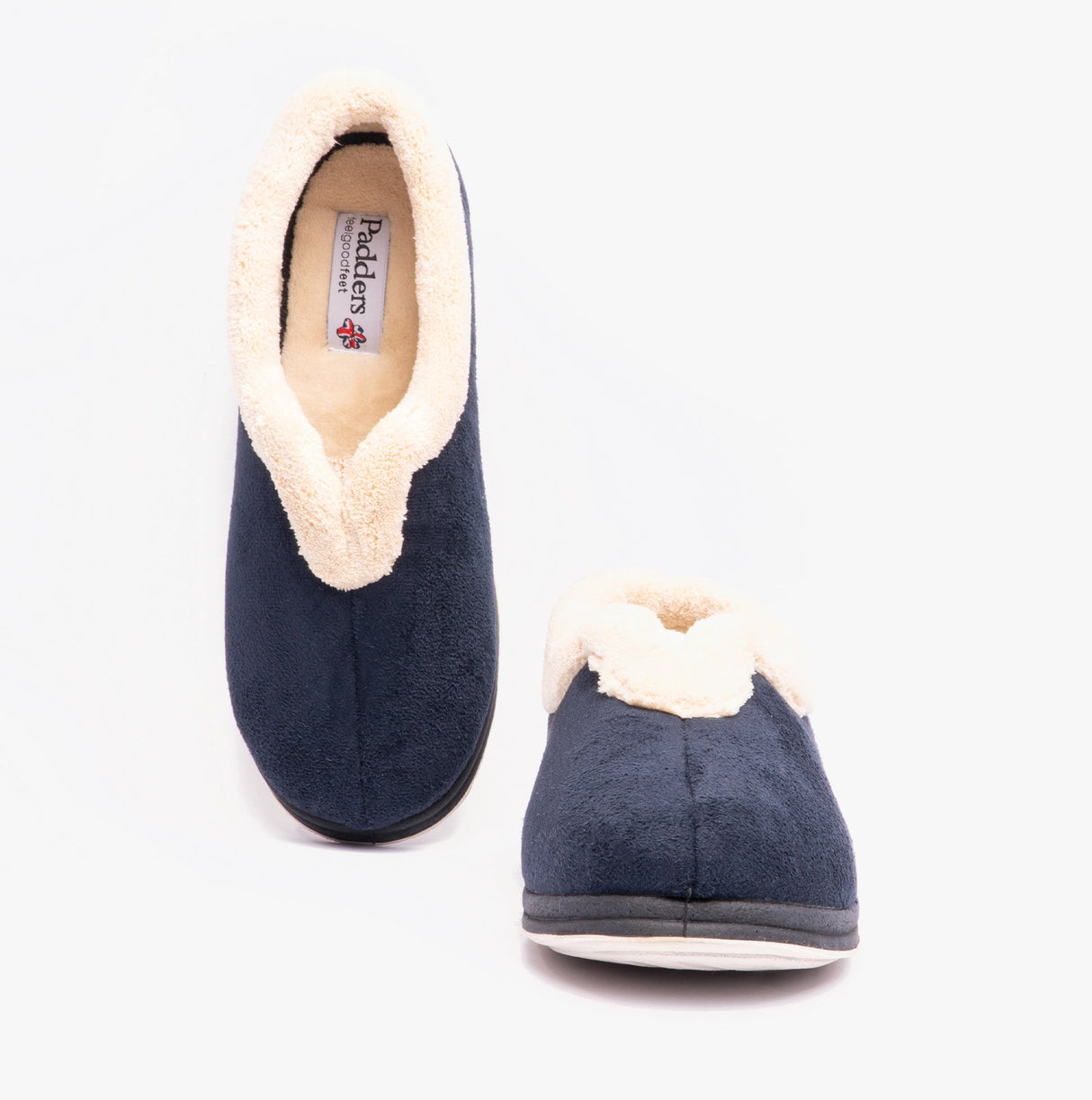 Padders CARMEN Womens (2E Fit) Full Slippers Navy