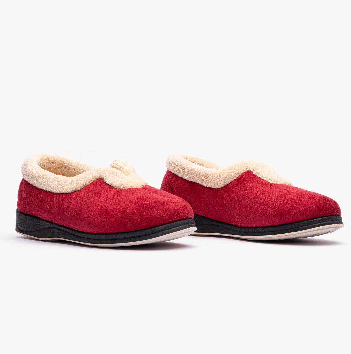Padders CARMEN Womens (2E Fit) Full Slippers Red