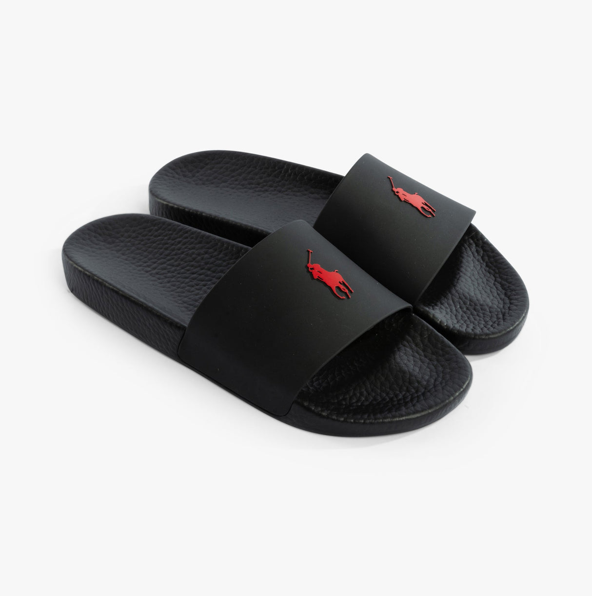 Polo Ralph Lauren POLO SLIDE Mens Sliders Black/Red