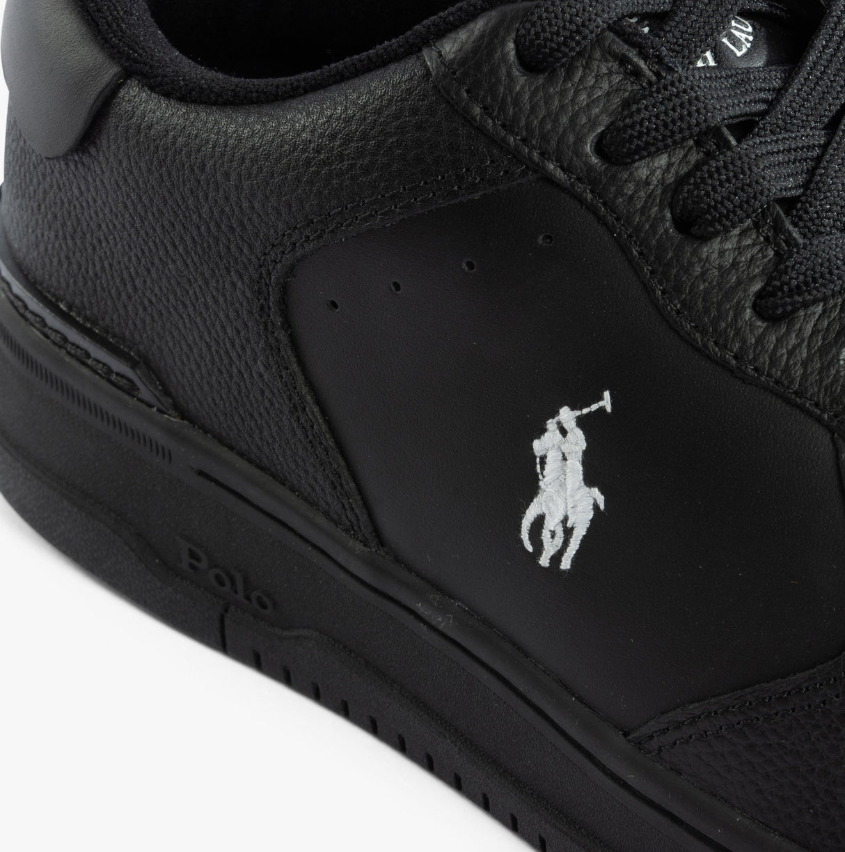 Polo Ralph Lauren MASTERS Mens Trainers Black/Black/White
