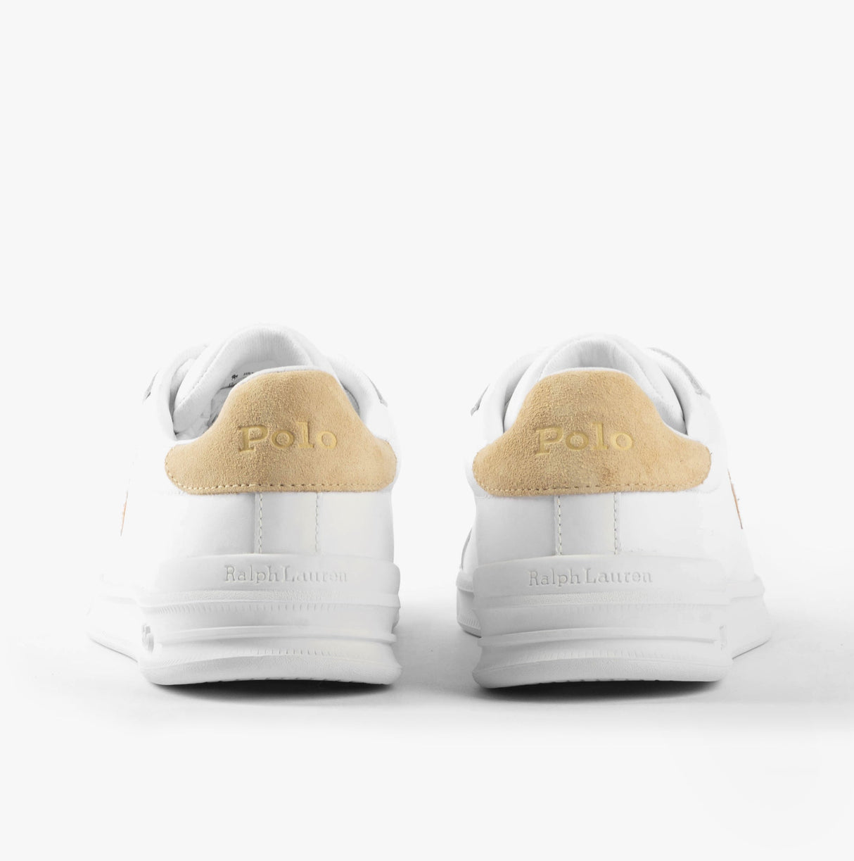 Polo Ralph Lauren HERITAGE COURT II Mens Trainers White/Bone