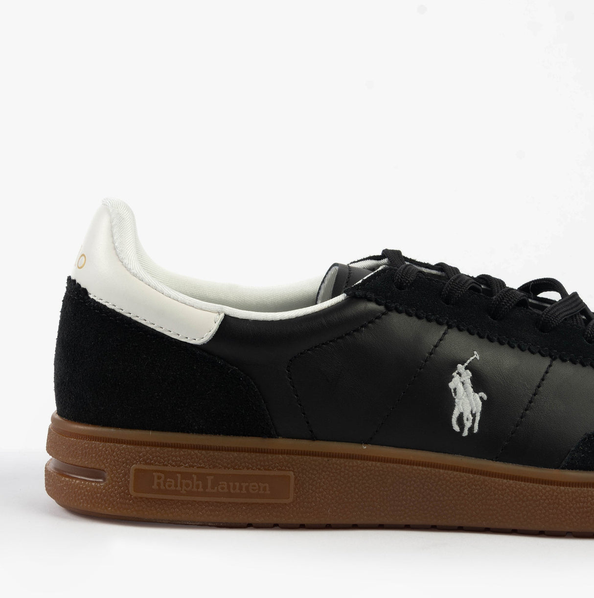 Polo Ralph Lauren BEDFORD Mens Trainers Black/White