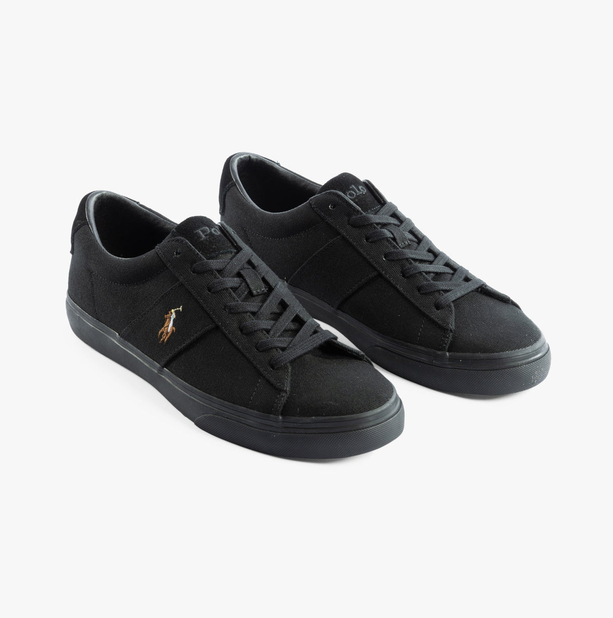 Polo Ralph Lauren SAYER Mens Trainers Black/Black