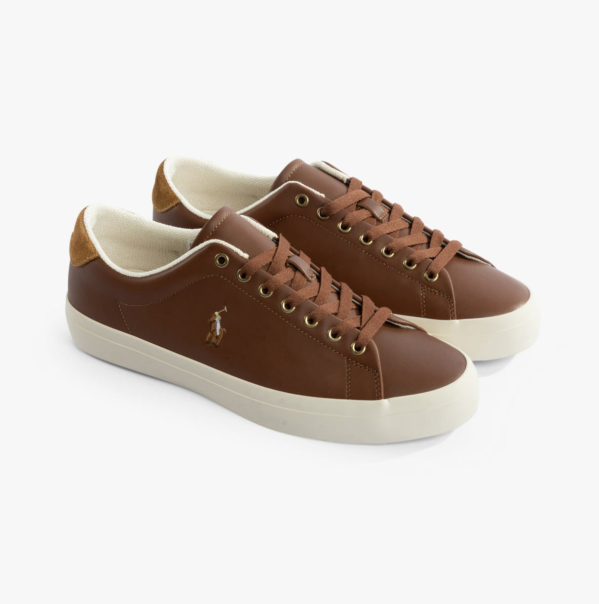 Polo Ralph Lauren LONGWOOD Mens Trainers Tan