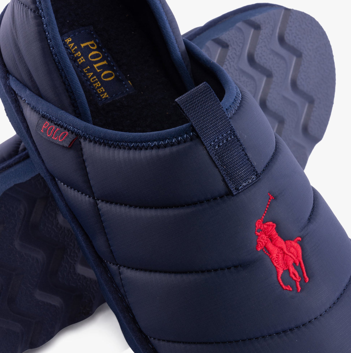 Polo Ralph Lauren EVERETT Mens Full Slippers Navy