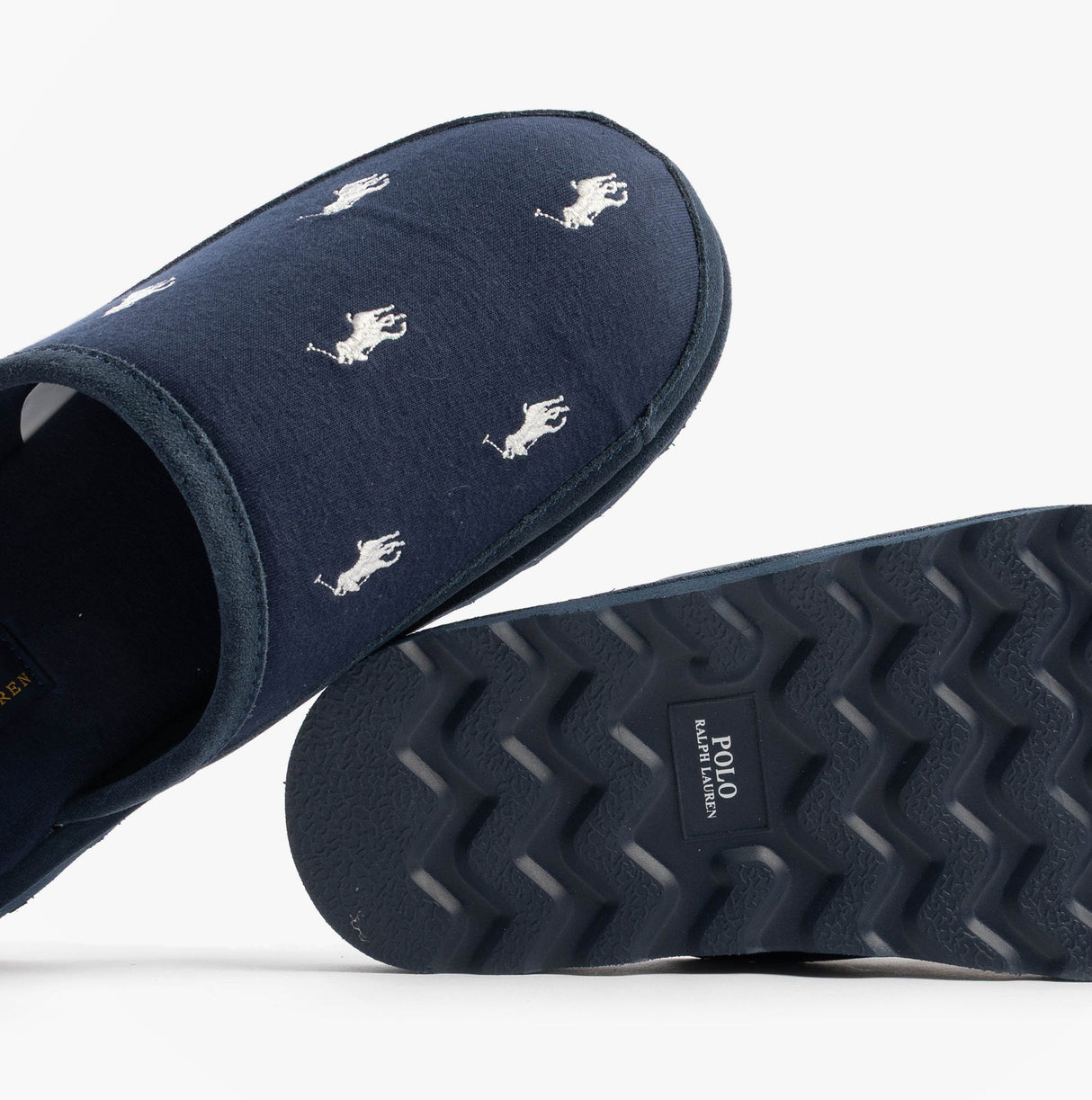 Polo Ralph Lauren RD SCFF II Mens Slippers Navy/Paper White