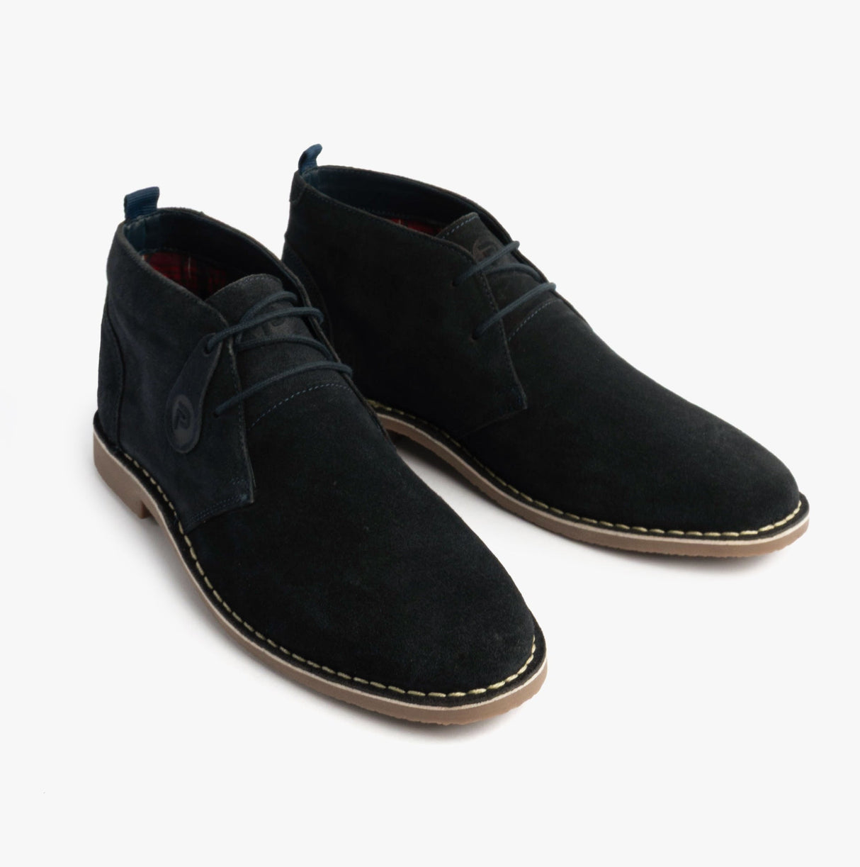 Popps VESPA Unisex Desert Boots Navy