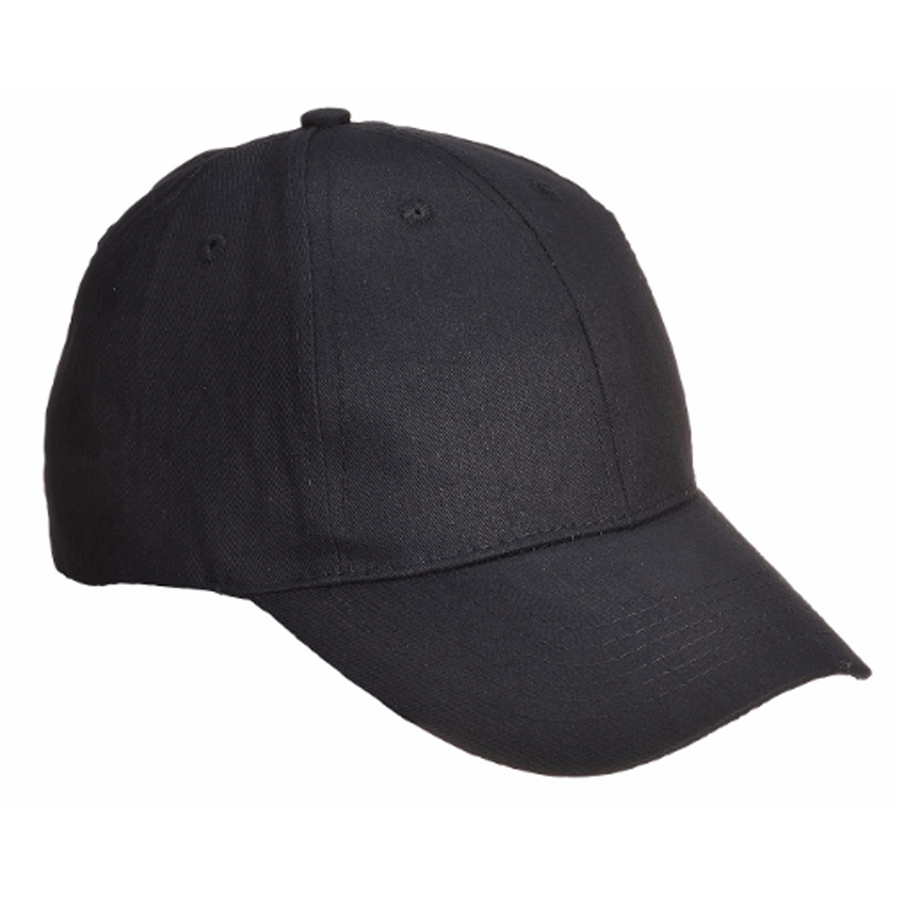 Portwest B010 Six Panel Baseball Cap Hat Various Colours