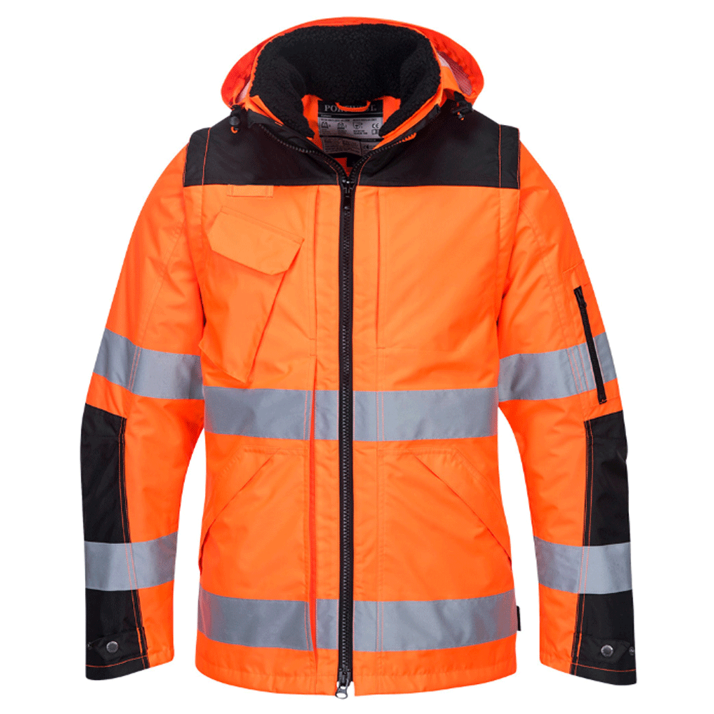 Portwest C469 Pro Hi-Vis 3-in-1 Waterproof Work Jacket Various Colours