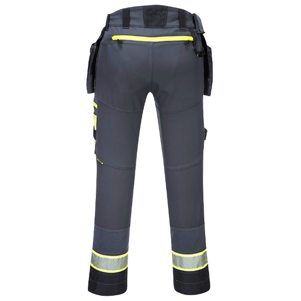 Portwest DX440 DX4 Detachable Holster Stretch Kneepad Work Trouser Various Colours