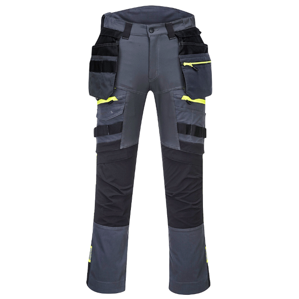 Portwest DX440 DX4 Detachable Holster Stretch Kneepad Work Trouser Various Colours