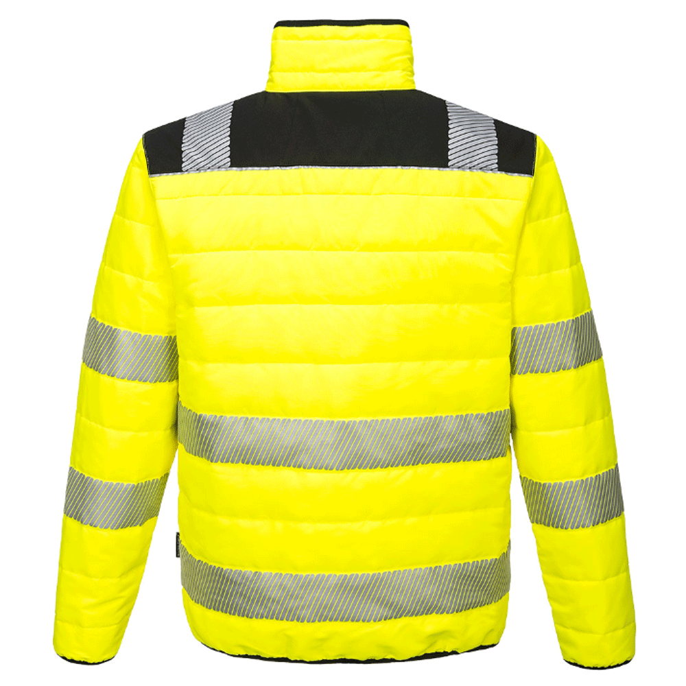 Portwest PW371 PW3 Water Resistant Hi-Vis Baffle Work Jacket Various Colours
