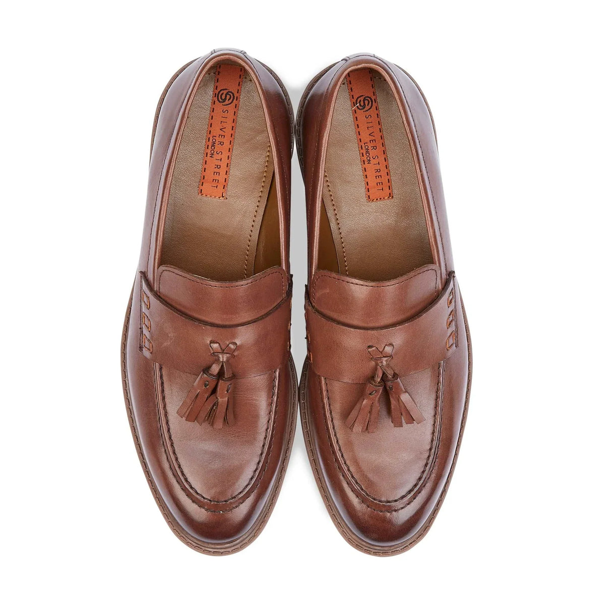 Silver Street London CHARLESTON Mens Loafers Brown