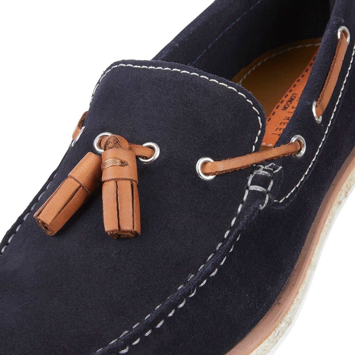 Silver Street London MILFORD Mens Loafers Navy