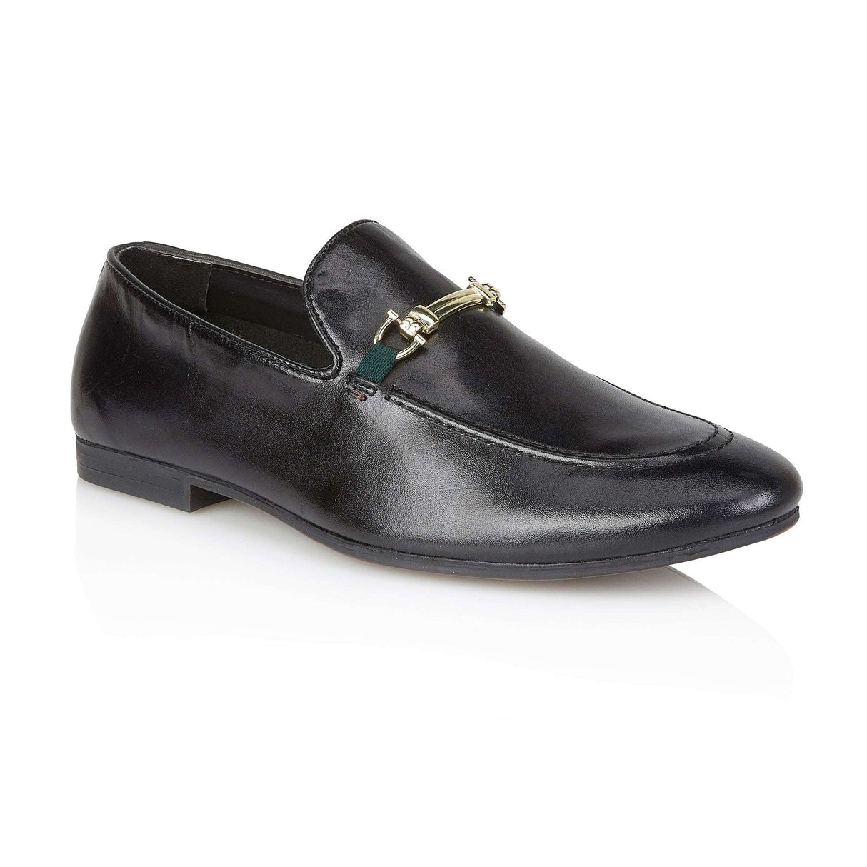 Silver Street London TOTTENHAM Mens Loafers Black