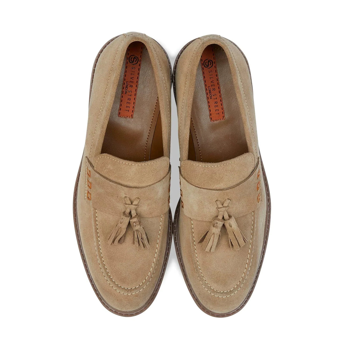 Silver Street London CHARLESTON Mens Loafers Beige