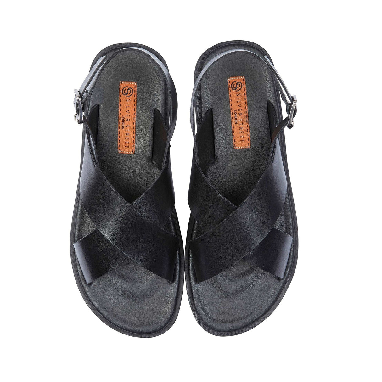 Silver Street London CROYDON Mens Sandals Black
