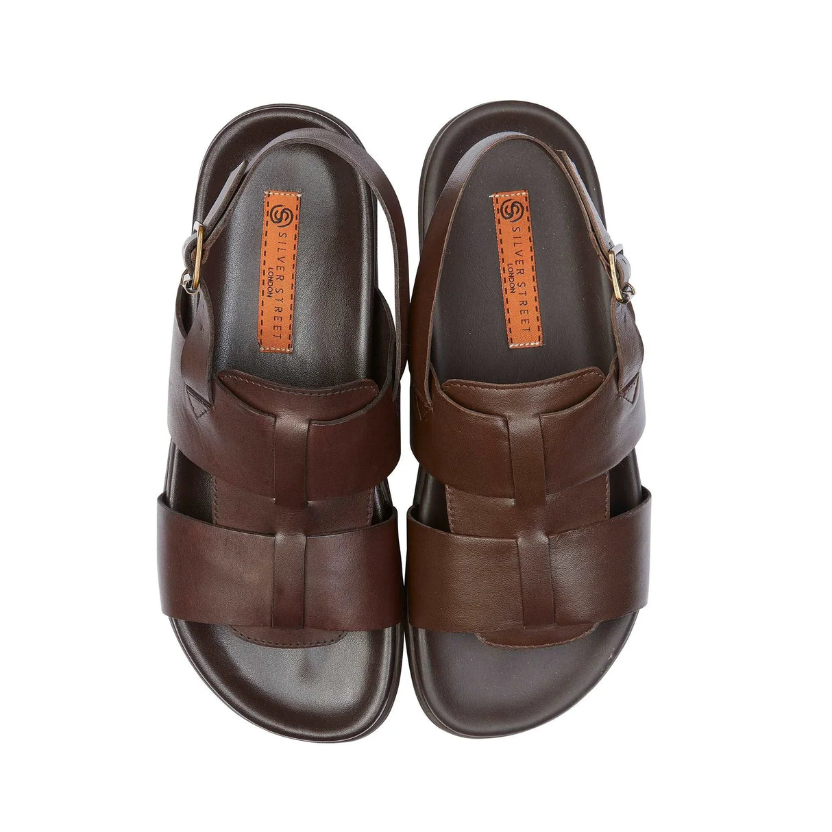 Silver Street London TUCSON Mens Sandals Brown