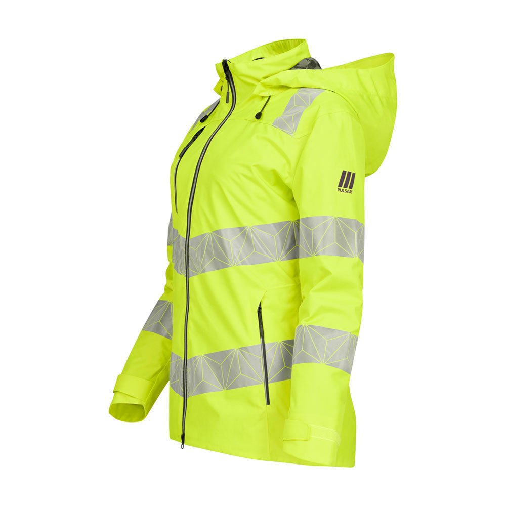 PULSAR® RCT850 / RCT851 React GRS Women's Waterproof Breathable Hi-Vis Shell Jacket