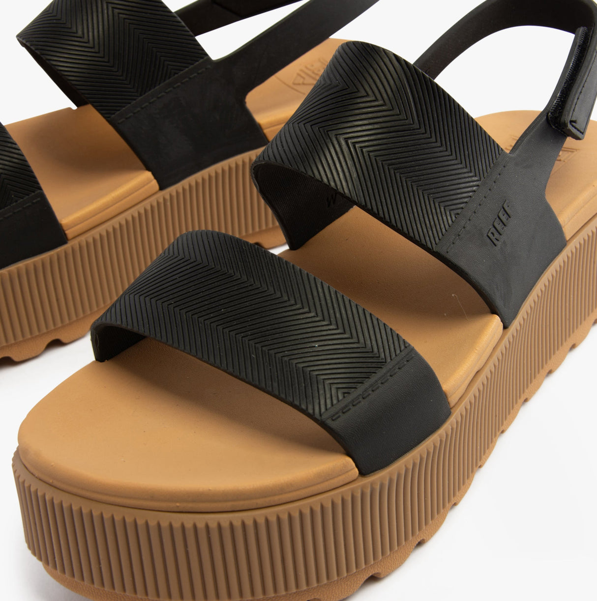 Reef WATER VISTA HIGHER Womens Sandals Black/Tan