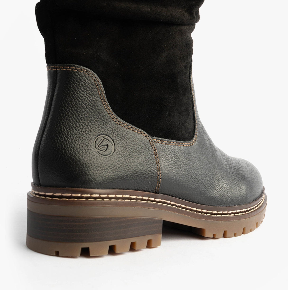 Remonte D0B80-00 Womes Side Zip Ankle Boots Black