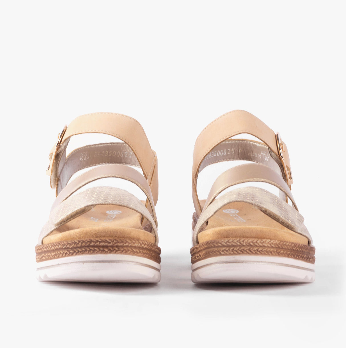 Remonte D0Q55-91 Womens Sandals Metallic