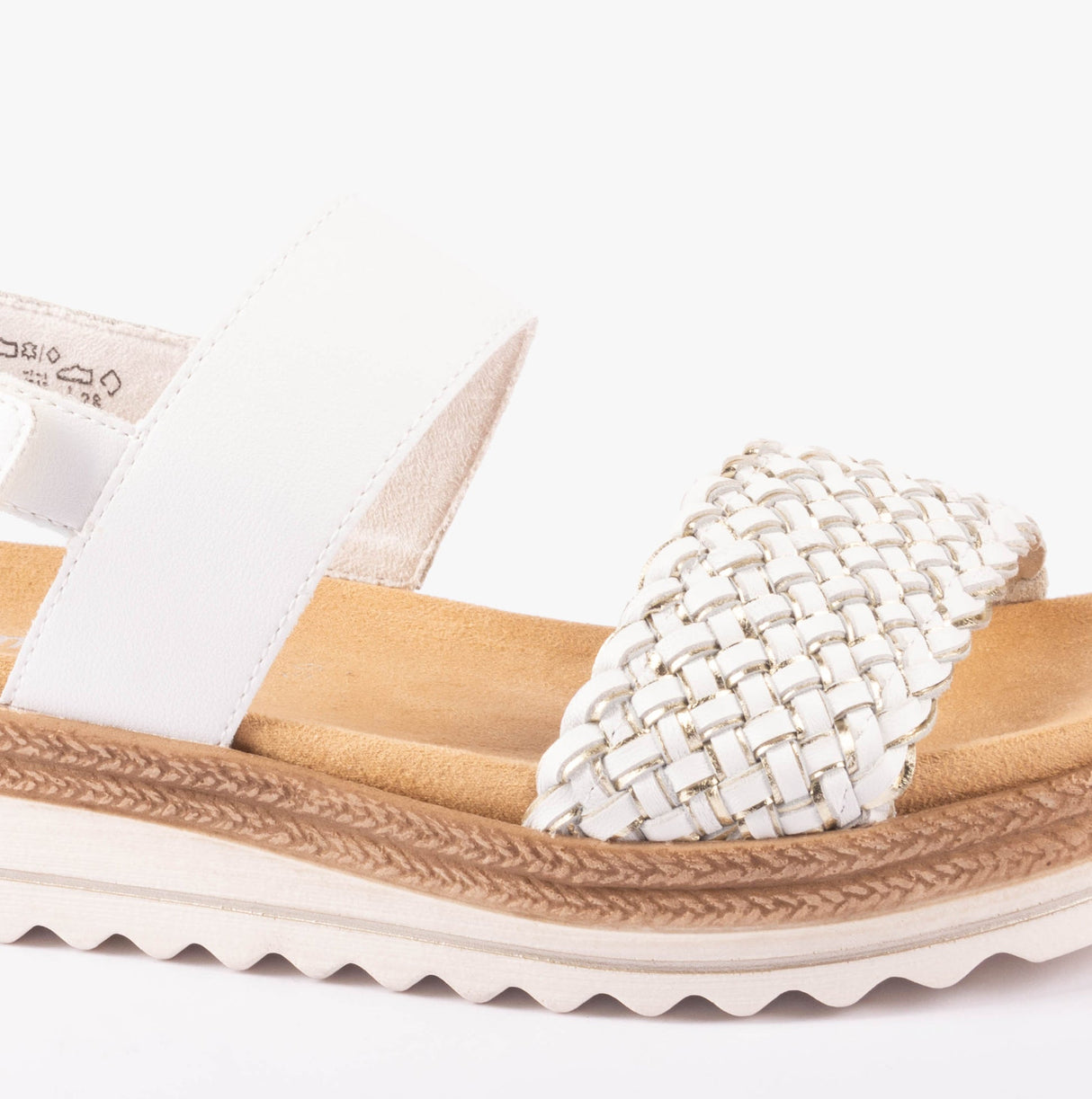 Remonte D0Q56-80 Womens Sandals White Combination