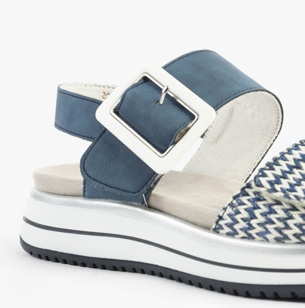 Remonte D1J53-14 Womens Sandals Blue Combination