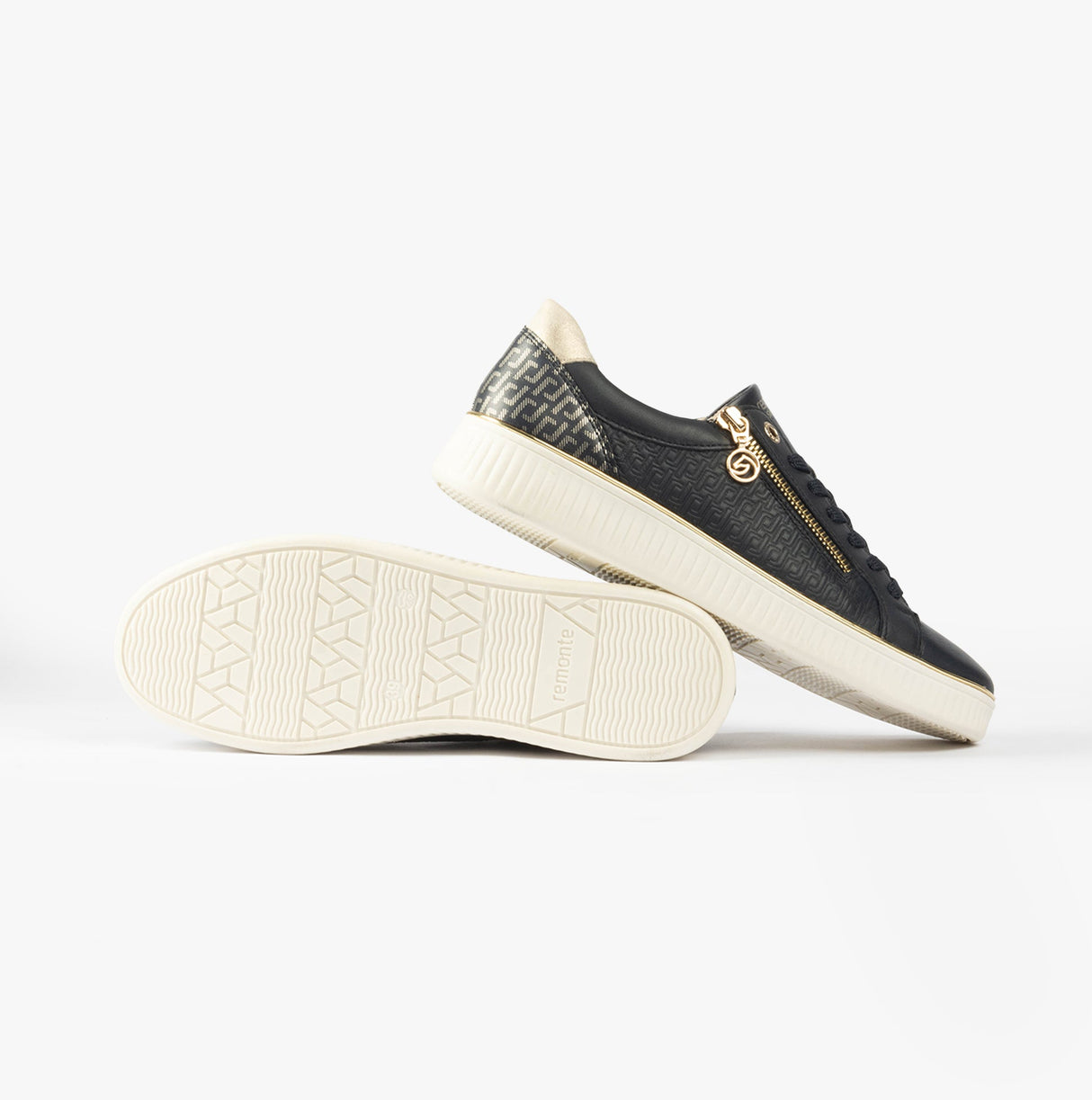 Remonte D2E00-14 Womens Shoes Blue Combination