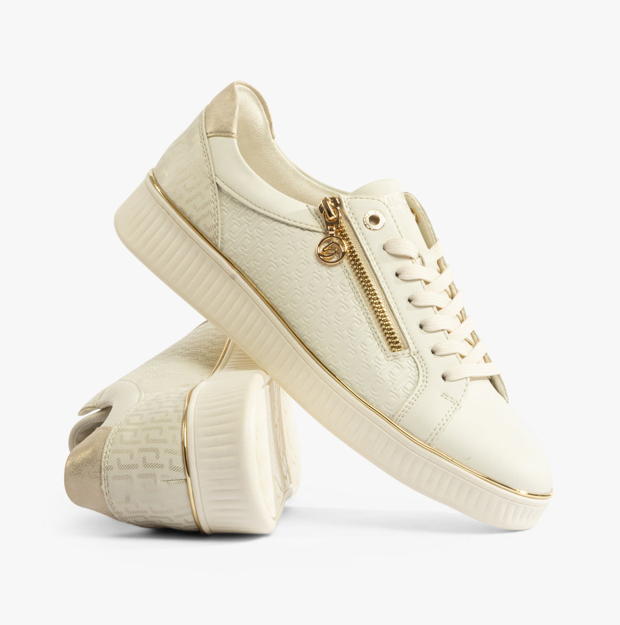 Remonte D2E00-80 Womens Shoes White Combination