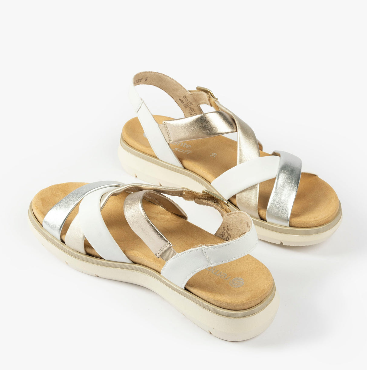 Remonte D2K53-91 Womens Sandals Metallic