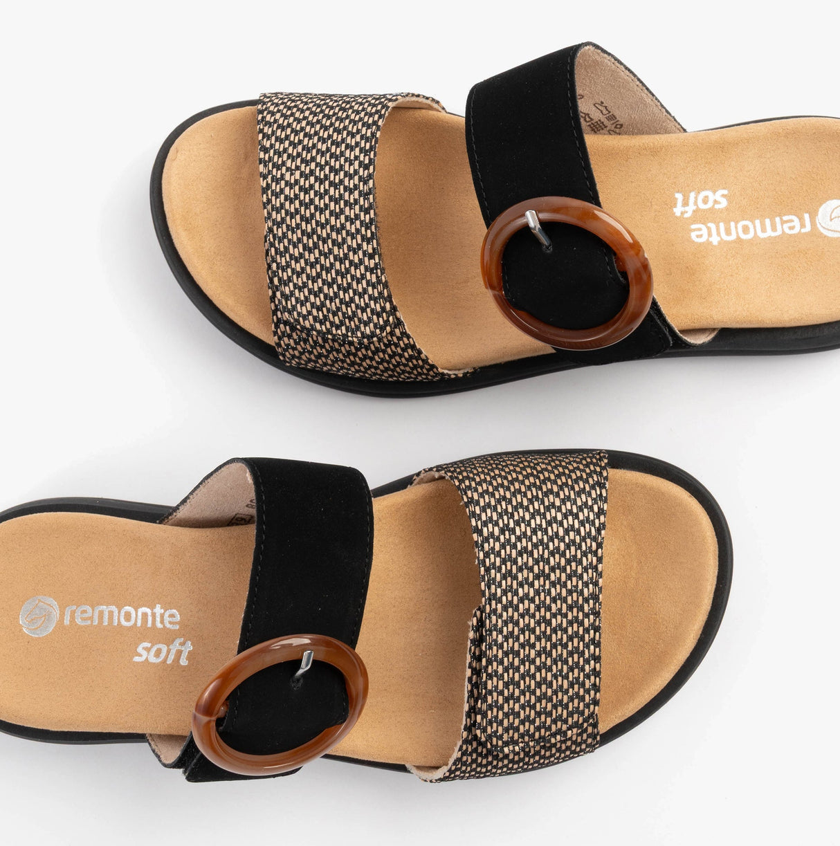 Remonte D2N51-03 Womens Sandals Black Combination