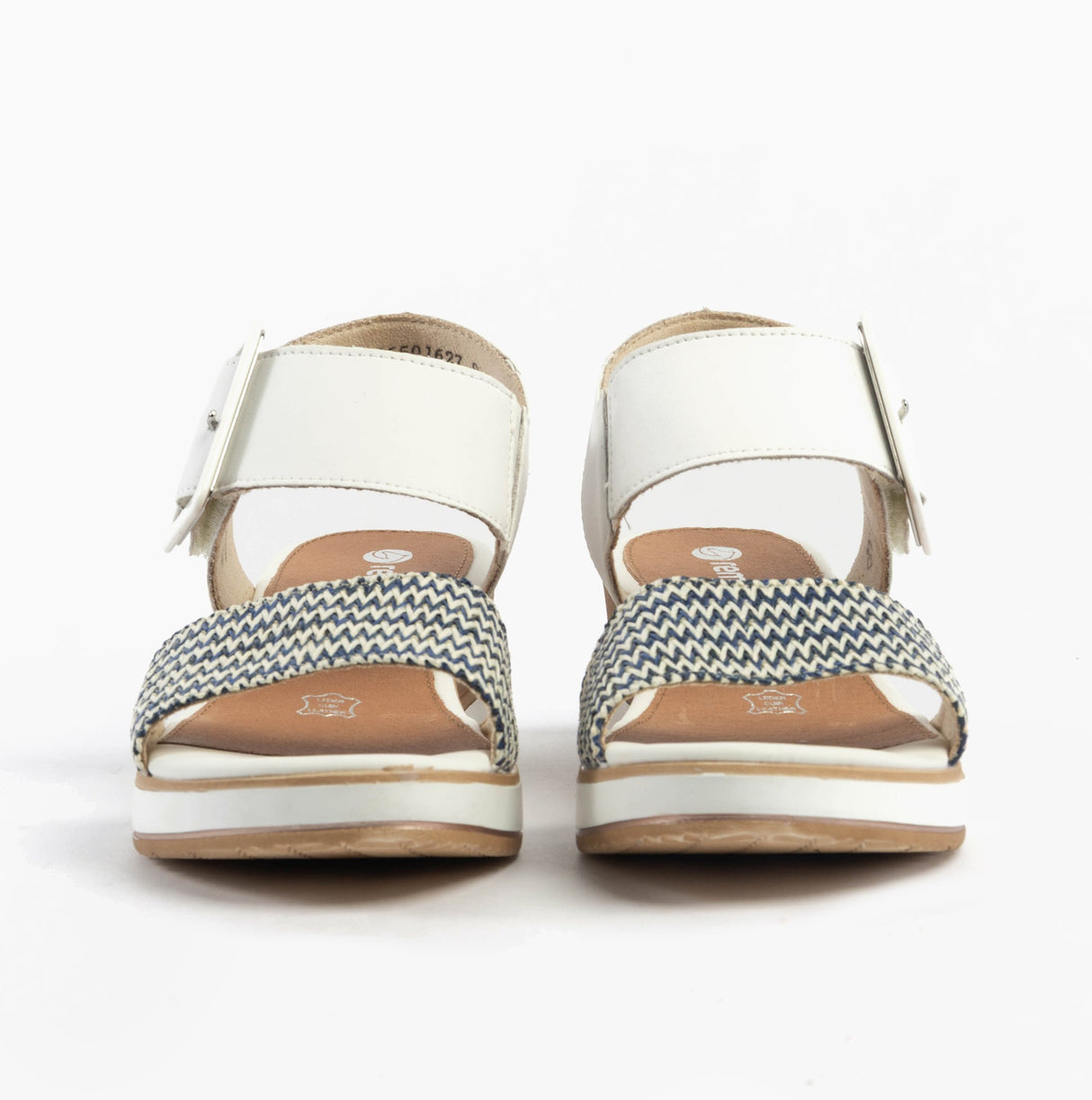 Remonte D6453-80 Womens Sandals White Combination